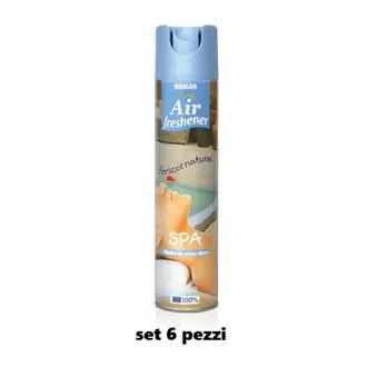 Trade Shop Trade Shop - Set 6 Pz Deodorante Per Ambiente Spray Profumo Casa Fresco 300 Ml Spa