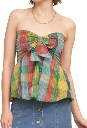 En Cr&egrave;me Tutti Frutti Sleeveless Top In Multicolor