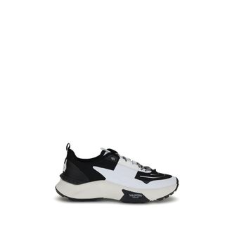 Valentino Garavani Multicolor Calf Leather Bos Taurus Athletic Mens Sneakers
