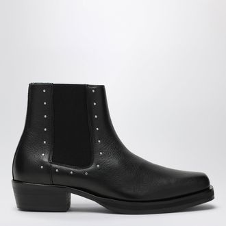Vinny&rsquo;s Joee Chelsea ankle boots in black with small studs
