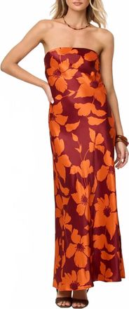 L*Space Womens Spring In Love Dress In Orange