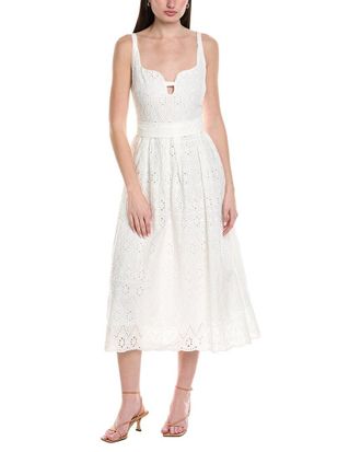 Seraphina Embroidered Midi Dress