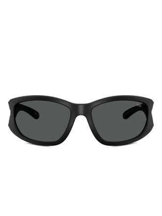 Diesel 0dl3012u rectangle-frame sunglasses - unisex - Acetate - 61 - Black