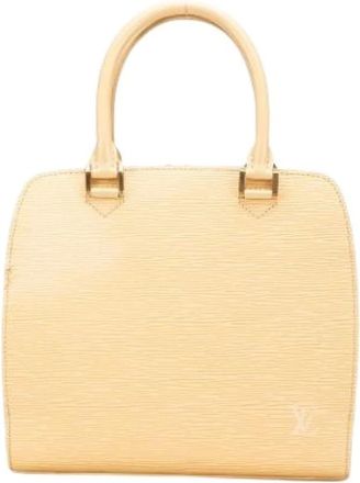 Louis Vuitton Pre-owned Handbags, female, Beige, Size: ONE SIZE Pre-owned Leather handbags