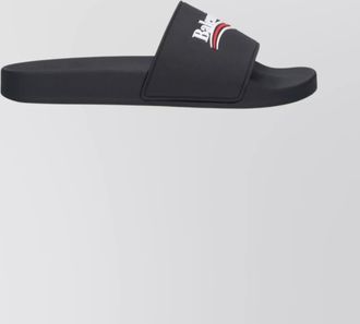 Balenciaga rubber pool slide sandals