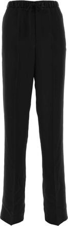 Jil Sander Womens Black Satin Pant viscose - Size EU 34 (Womens)
