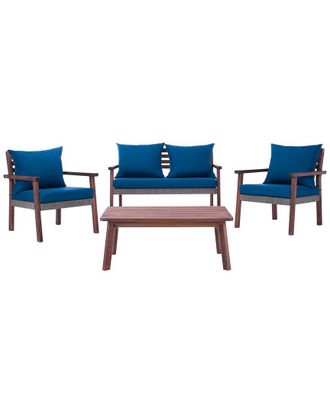 Safavieh Indoor/Outdoor Reid 4Pc Living Set