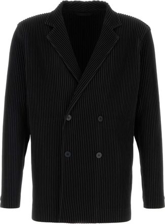 Homme Plissé Issey Miyake Black Polyester Blazer