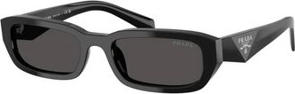 Prada Stijlvolle zonnebril met zwart montuur - unisex - Zonnebrillen - Zwart - 53 MM - Accessoires