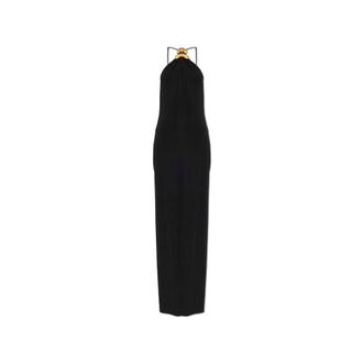 Cult Gaia Vaela Jurk - Dames - Avondkleed - Zwart - M - Leer - Kleedjes