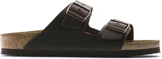 Birkenstock Arizona Geolied Leren Sandalen - Heren - Sandalen - Bruin - 42 EU - Su&egrave;de - Schoenen