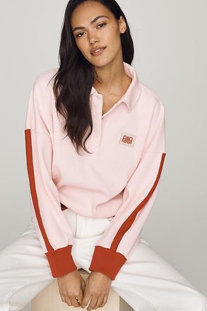 Araminta James Splice Polo Sweatshirt