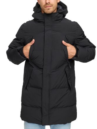 Indicode Parka INDICODE INBrighton, Herren, Gr. XXL, schwarz, Web, Obermaterial: 100% Polyester, unifarben, regular fit, Jacken Parka