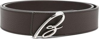 Brioni Logo-buckle Belt