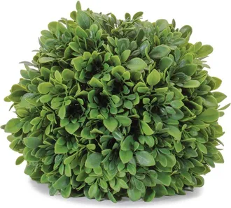 Melrose International Set Of 2 Boxwood Foliage Orb