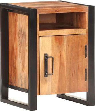 vidaXL Furniture Limited - Mesita De Noche Acacia Maciza Acabado De