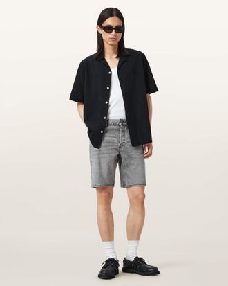 AllSaints Switch Skinny Fit Denim Shorts