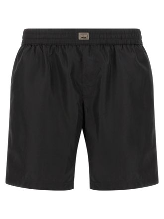 Dolce & Gabbana Logo Plaque Swimsuit