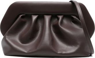 Themoirè Clutch Bios - Marrone