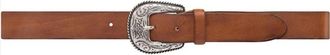 Depeche Western-ge&iuml;nspireerde leren riem Cognac - Dames - Riemen - Bruin - 95 CM - Leer - Accessoires