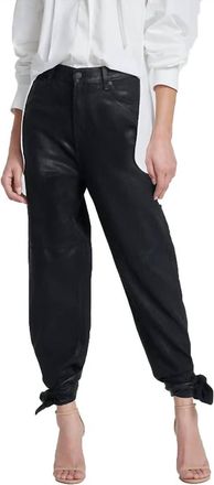 7 For All Mankind Cropped Coated Denim Jeans In Rabbit Hole