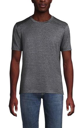 Lands End School Uniform Rapid Dry Short Sleeve Modern Fit Tee in Soapstone Space Dye at Nordstrom, Size Xx-Large