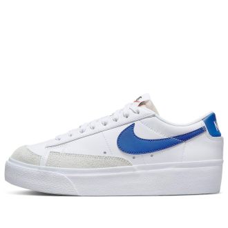 Nike (WMNS) Nike Blazer Low Platform White Game Royal DJ0292-107