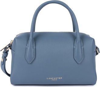 Lancaster Tassen, Dames, Blauw, ONE Size, Leer, Sac trotteur Zipp&eacute; Donna Cube