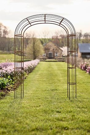 Terrain Aged Steel Garden Arch