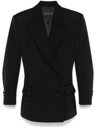 Valentino Garavani Blazer van scheerwol - Zwart