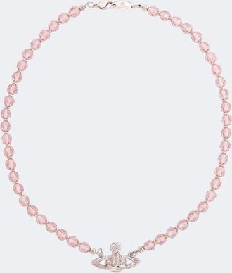 Vivienne Westwood Messaline crystal-embellished choker