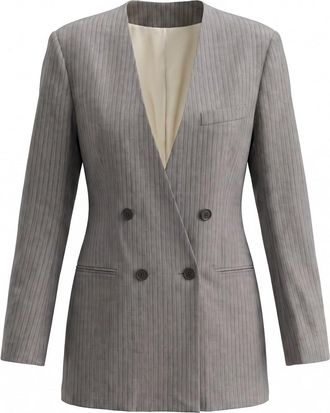 Alberta Ferretti Double-Breasted Blazer