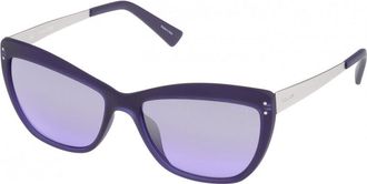 Police Womens S1971 56 56899X Sunglasses - Purple - One Size