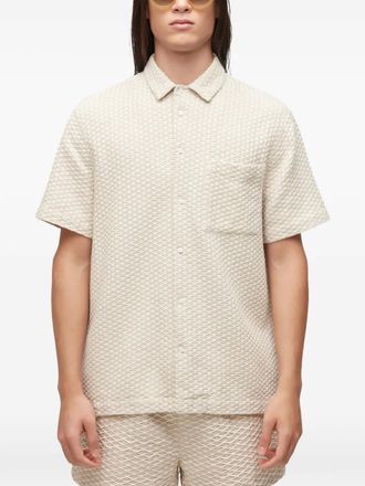 Osklen overhemd met korte mouwen - Beige