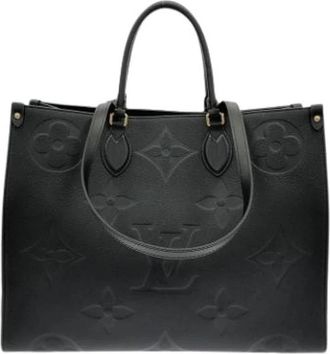 Louis Vuitton Pre-owned Monogram Empreinte Tote Bag - Dames - Vintage Shopper - Zwart - ONE Size - Vintage