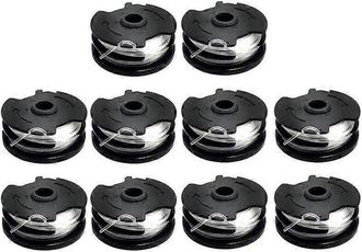OEM 10 Carretes De Hilo Compatibles Con Cortac&eacute;spedes Parkside, Piezas De Repuesto Tlp-01
