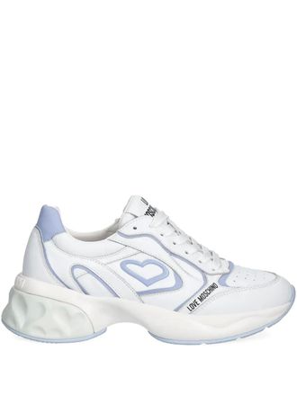 Love Moschino panelled sneakers - White