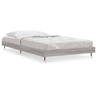 Berkfield Home Bed Frame Grey Sonoma 90x200 cm Engineered Wood