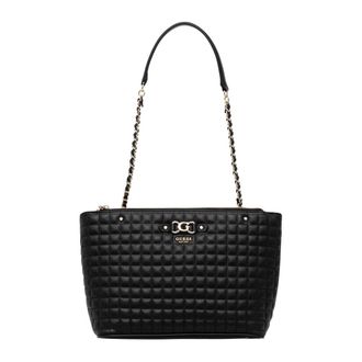 Guess Dames, Tassen, Zwart, Maat: ONE Size Leer