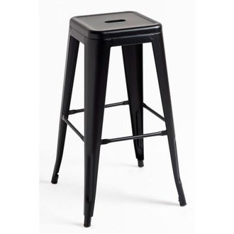 Regalos Miguel Regalos Miguel - Packs Taburetes Altos - Pack 4 Taburetes Torix Altos - Negro Mate