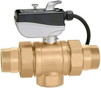 Caleffi V&aacute;lvula De Bola Motorizada De Dos V&iacute;as Con Microinterruptor Auxiliar Caleffi 638 230v - 1 1/4