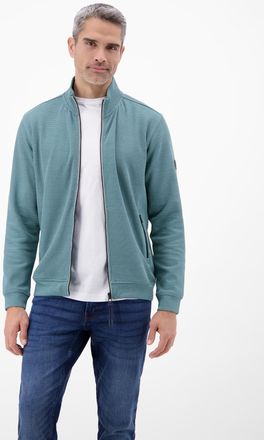 Lerros Sweatjacke LERROS Sweatjacke aus Baumwollmischgewebe, Herren, Gr. XXL, arctic blau, 90% Baumwolle, 10% Polyester, Sweatjacken Sweatjacke