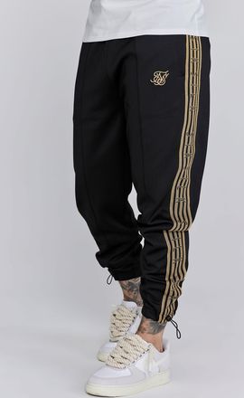 Siksilk Joggers negros para hombre SikSilk S