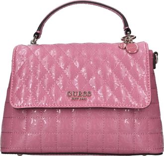 Guess Yarmilla Handtas met Handvat - Dames - Handtassen - Roze - ONE Size - Leer - Tassen