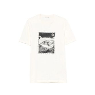 Moncler Mountain-print T-shirt