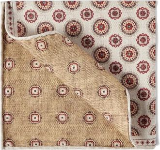 Brunello Cucinelli Winter Scarves - Heren - Zijden sjaals - Beige - ONE Size - Accessoires