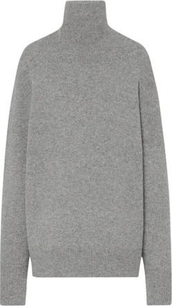The Row Truien & Vesten, Dames, Grijs, XS, Wol, Stepny Turtleneck