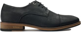 V.Gan Mens Vegan Ginger 2 Derby Shoes - Black - Size UK 10