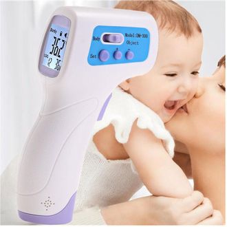 Trade Shop Trade Shop - Termometro Dm300 Infrarossi Digitale Per Bambini Adulti Con Display Lcd