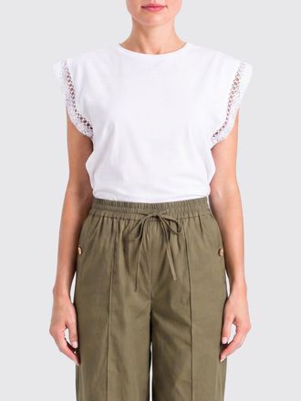Twinset T-shirts in cotone con ricami